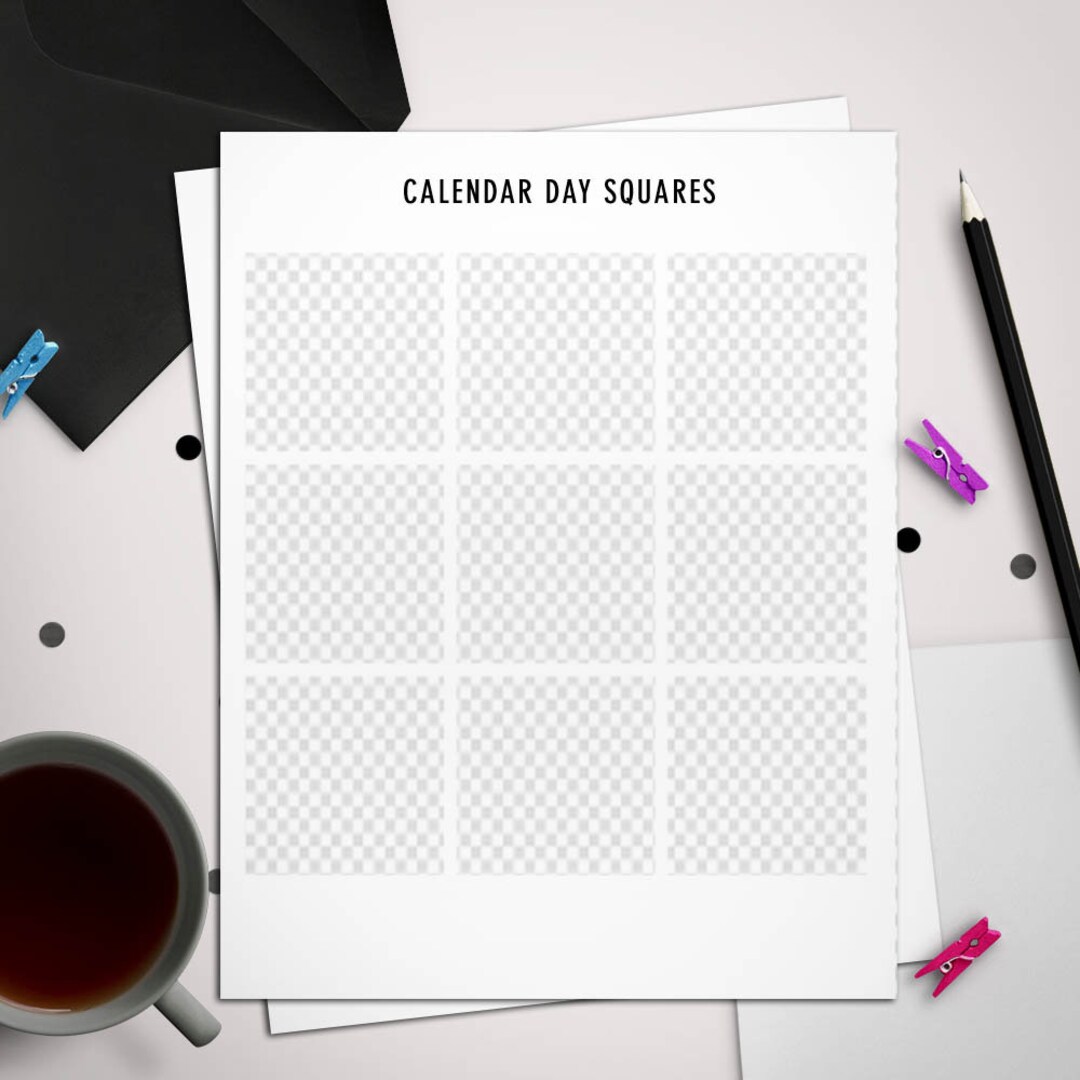 Diy Class Calendar Squares 2.5 X 2.5, Diy Templates, Class Templates,  Teacher Template, Calendar Template, Calendar Printable - Etsy
