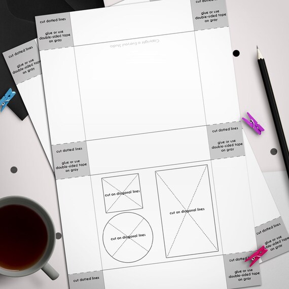 Papercraft Food Templates