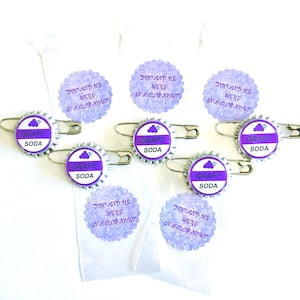 Ellie Badge Grape Soda Pins Set of 5