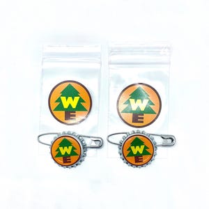 We Bottle Cap Pins Wilderness Explorer