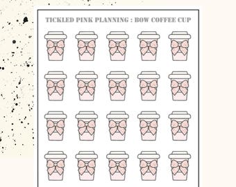 BOW COFFEE | Planner Stickers | Premium Matte Paper