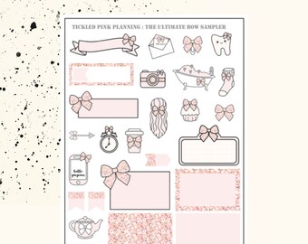 The ULTIMATE Bow Sampler | Planner Stickers | Premium Matte Paper