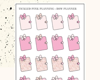 BOW PLANNER | Planner Stickers | Premium Matte Paper