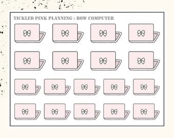 BOW COMPUTER | Planner Stickers | Premium Matte Paper