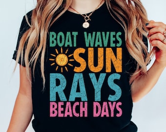 Retro Beach T-Shirt, Summer Beach Shirt, Retro Beach T-Shirt, Beach Bum, Summer Vacation Shirt