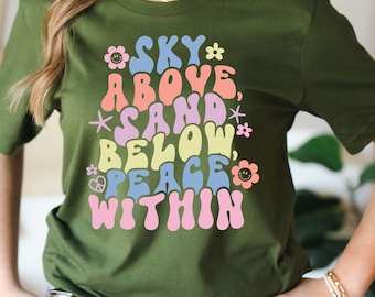 Retro Beach T-Shirt, Summer Beach Shirt, Retro Beach T-Shirt, Beach Bum, Summer Vacation Shirt