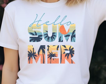 Retro Summer Beach T-Shirt, Summer Beach Shirt, Retro Beach T-Shirt, Beach Bum, Summer Vacation Shirt