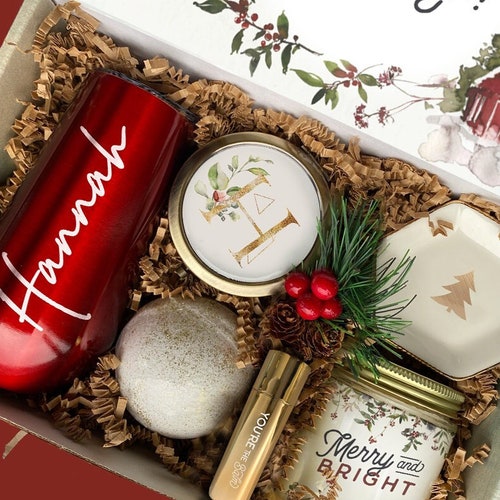 Christmas Gift Basket for Women Christmas Gift Set for Her Etsy