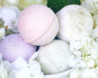 Relaxing Self Care Shower Bath Bombs for Her, Aromatherapy Stress Relief Floral Bath Fizzy Bombs Self Care, Spa Treat Yo Self Gift Ideas