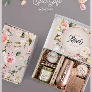 Mother&#39;s Day Gift, Best Mom Ever Spa Gift Basket with Gifts For Mom From Daughter or Son, Mother of the Bride or Groom Spa Gift Set (BM1)