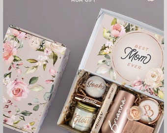 Mother&#39;s Day Gift, Best Mom Ever Spa Gift Basket with Gifts For Mom From Daughter or Son, Mother of the Bride or Groom Spa Gift Set (BM1)