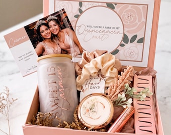 Quinceañera Proposal Gift Set | Will you be Part of my Quinceañera Court? (QA1)