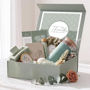 Staff Recognition, Personalized Corporate Box with Logo on Glass Tumbler (EM2)