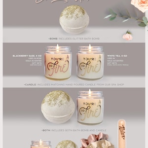 Happy Birthday Gift Box For Her, Personalized Birthday Box With Spa Gift Set For Women, Custom Birthday Gifts For Mom, BFF Best Friend (HB1) imagem 3