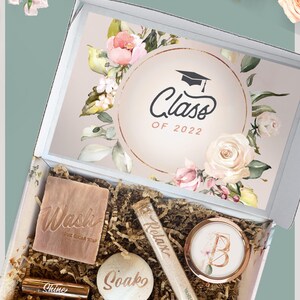 Time To Relax Graduation Spa Gift Set For Her, College Class of 2024 Graduation Gift Box for Best Friend, Daughter, Teacher or Student (GH1) None, no upgrades