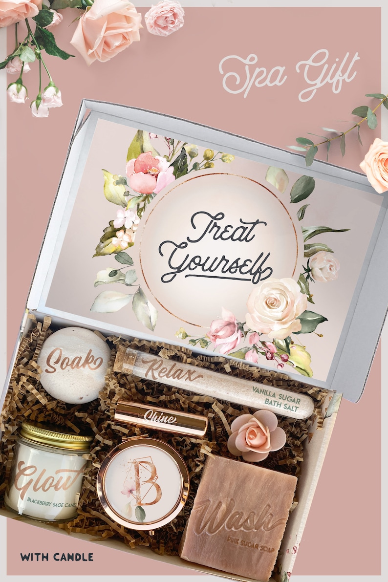 Self Care Spa Gift Set for Her Spa Gift Box Best Friend Etsy