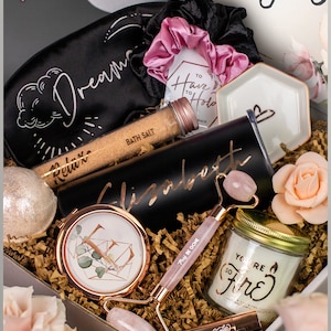 Black Bridesmaid Gift Set, Will You Be My Bridesmaid Proposal Box Set, Personalized Matron of Honor, Maid of Honor, Custom Gift Box (PB1)