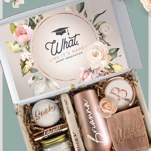 Time To Relax Graduation Spa Gift Set For Her, College Class of 2024 Graduation Gift Box for Best Friend, Daughter, Teacher or Student (GH1) image 7