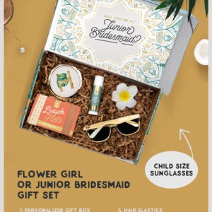 Themed Junior Bridesmaid Proposal Box with Jr Bridesmaid Gift Set, Will You Be My Junior Bridesmaid Gift with Jr Bridesmaid Box Set JB1 image 5