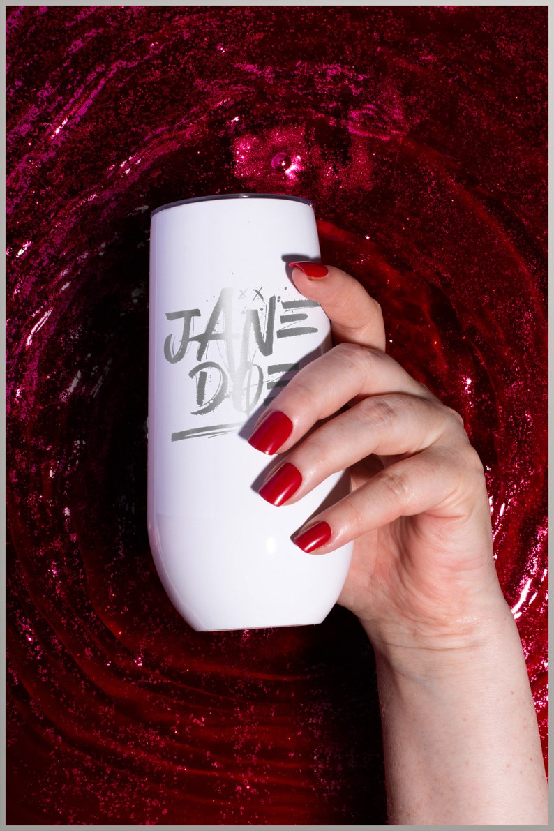 Funny Engraved Halloween Mug Gift for Her Spooky Season Barware Halloween Coffee Cup Crime Lover Stainless Steel Travel Tumbler or Fall Cup Jane Doe