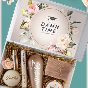 Time To Relax Graduation Spa Gift Set For Her, College Class of 2024 Graduation Gift Box for Best Friend, Daughter, Teacher or Student (GH1) image 6