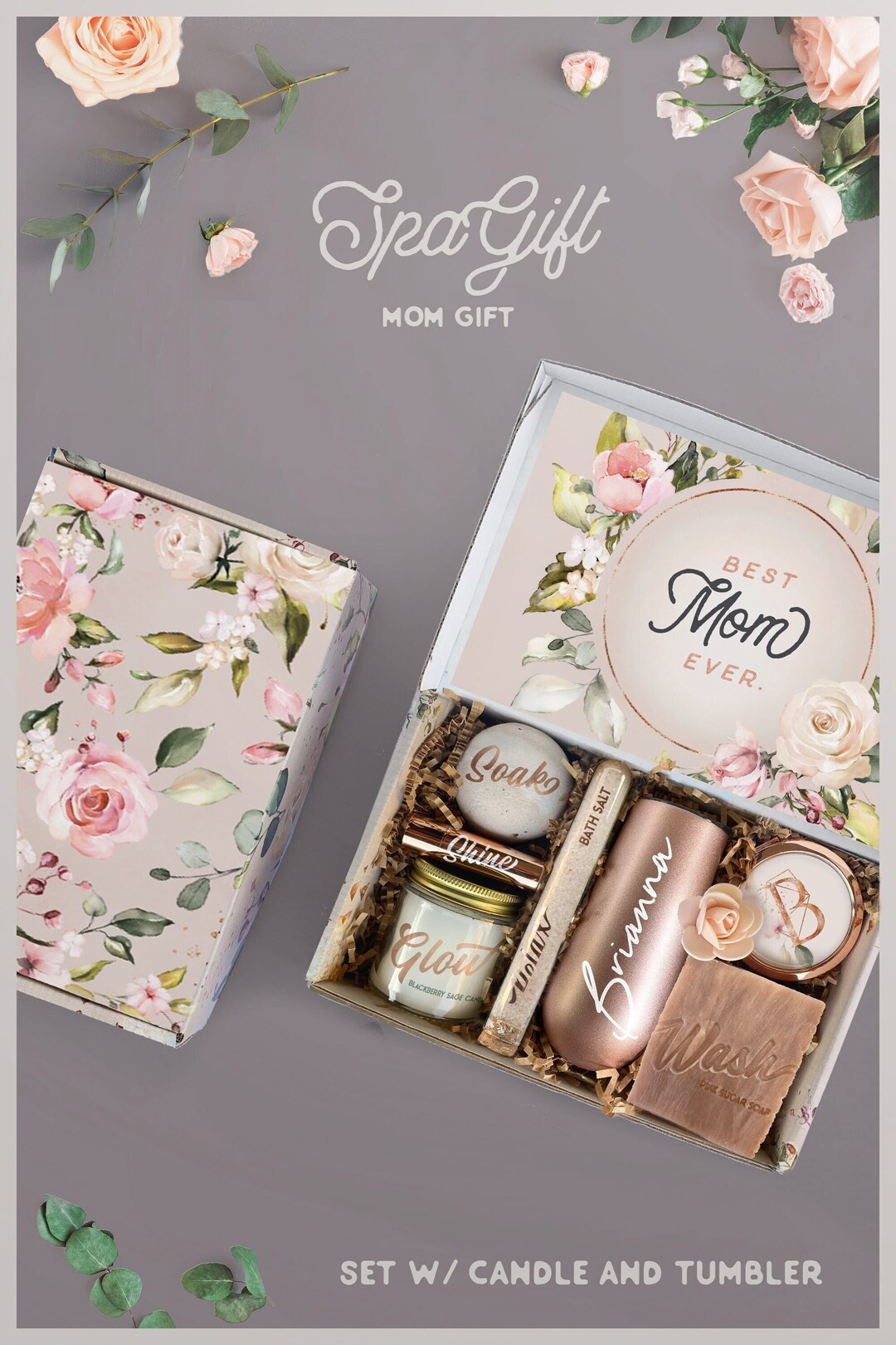 Regalo para el Día de la Madre, Cesta de Spa para Mamá con Regalos