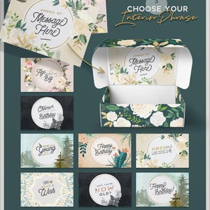 Happy Birthday Gift Box For Her, Personalized Birthday Box With Spa Gift Set For Women, Custom Birthday Gifts For Mom, BFF Best Friend (HB1) imagem 4