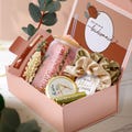 Will You Be My Bridesmaid Spa Set in Terracotta, Bridesmaid Proposal Gift with Personalized Bridal Party Box, in Blush, Sage, or Blue (BE1)