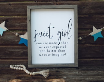 baby girl room signs