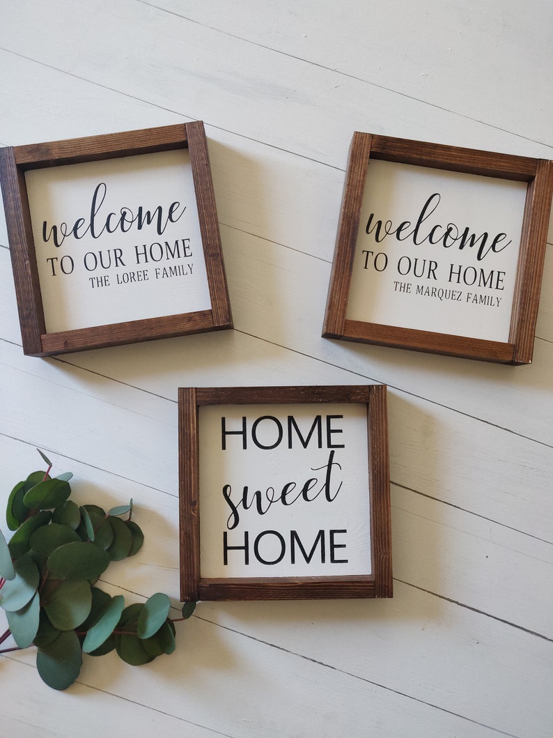 Farmhouse Style Home Decor Signs Table top decor Modern farmhouse decor signs Living Room Decor Bedroom Decor image 2