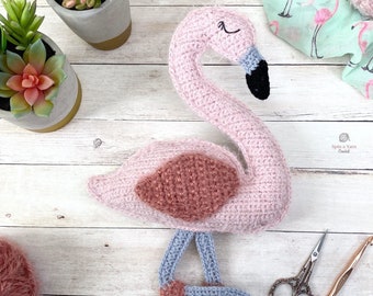 Flamingo Amigurumi Crochet Pattern