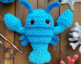 Blue Lobster Crochet Pattern