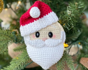 Santa Claus Ornament Crochet Pattern