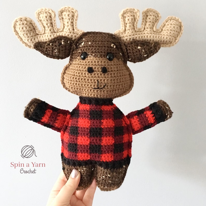 Moose Amigurumi Crochet Pattern image 2