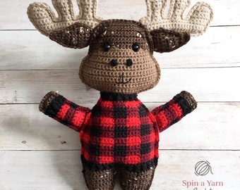 Moose Amigurumi Crochet Pattern