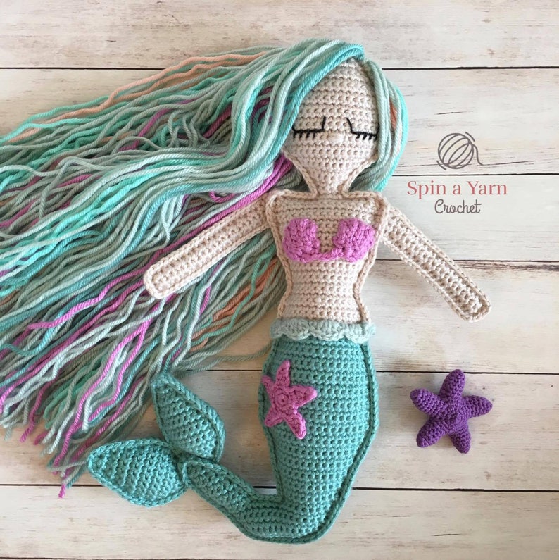 Ragdoll Mermaid Crochet Pattern image 1