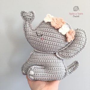 Elephant Amigurumi Crochet Pattern image 1