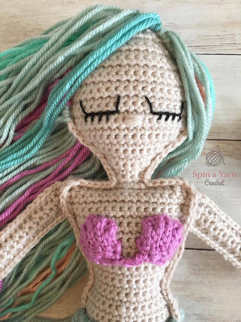 Ragdoll Mermaid Crochet Pattern image 3