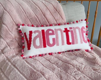 Valentine Pillow Crochet Pattern