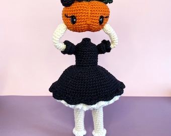 Pumpkin Head Doll Crochet Pattern