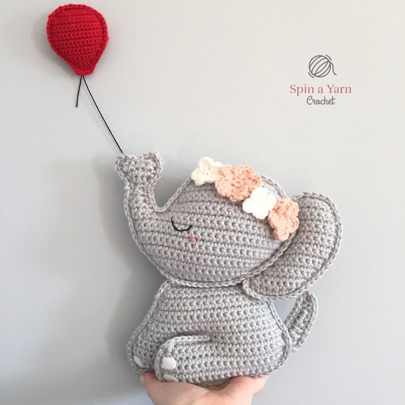 Elephant Amigurumi Crochet Pattern image 3