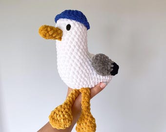 Seagull Amigurumi Crochet Pattern