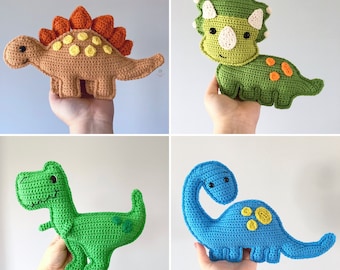 The Jurassic Pack - Dinosaur Crochet Patterns