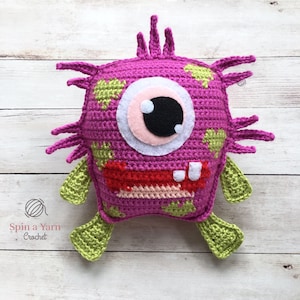 Blinky - Love Monster Crochet Pattern