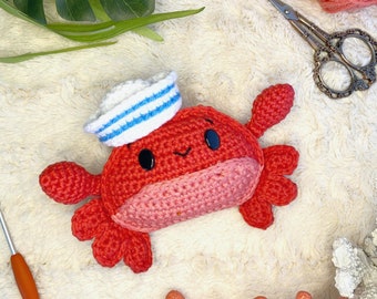 Crab Amigurumi Crochet Pattern