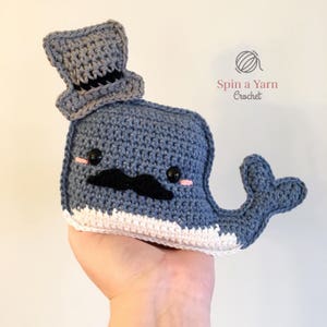 Whale Amigurumi Crochet Pattern image 2