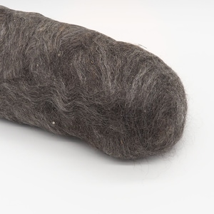 50g Goat Fluff With Angora Wool - Natural 100% Organic Goat Fluff With Angora Wool (70/30) - Wet Felting - Nuno Felting - Spinning - Weaving