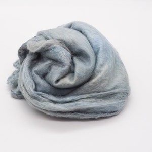 35g Silk Caps Hand Dyed - Spinning - Knitting - Wet Felting - Nuno Felting