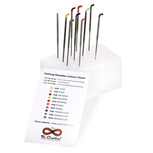 10-pack Assorted Felting Needles For Needle Felting