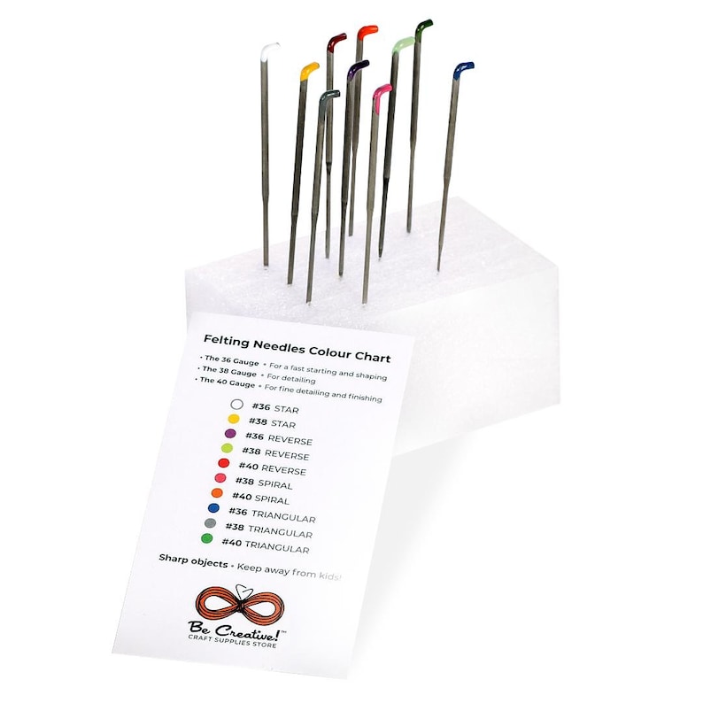10pack Assorted Felting Needles for Needle Felting Etsy